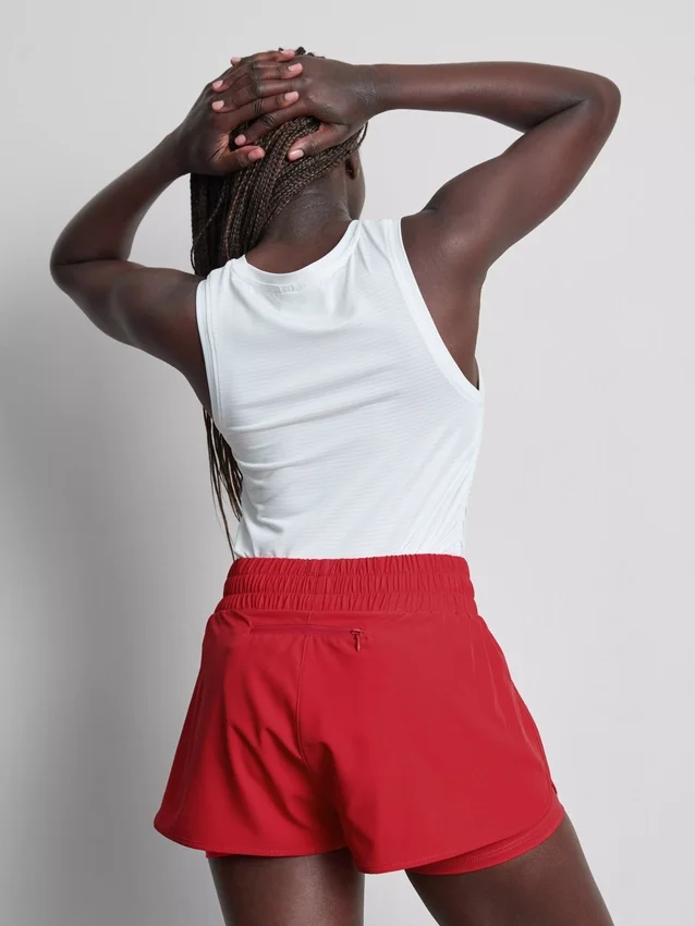 Layered running shorts