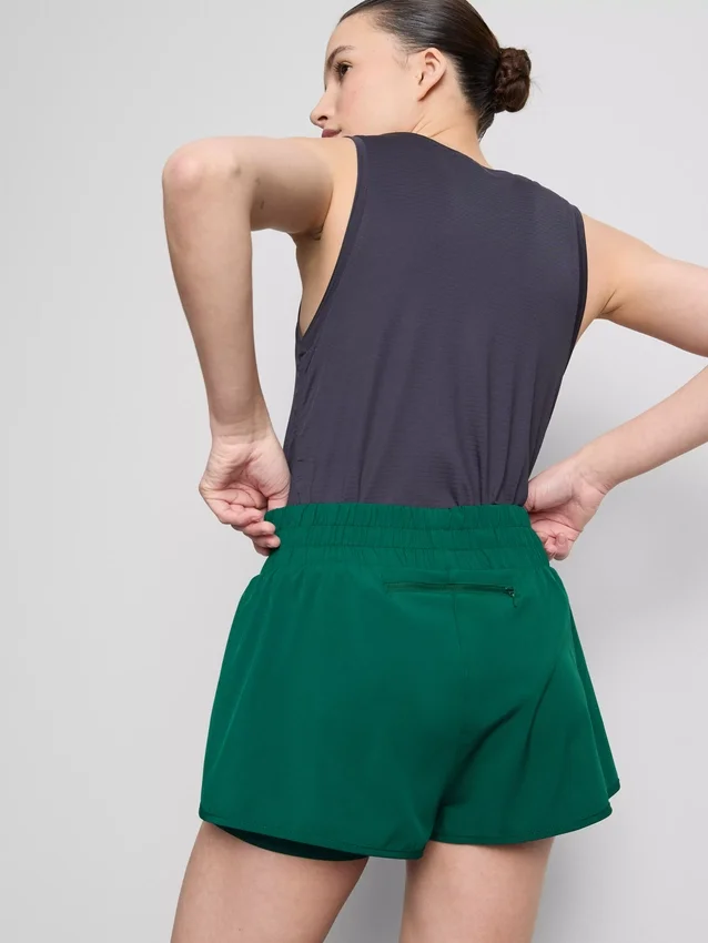 Layered running shorts