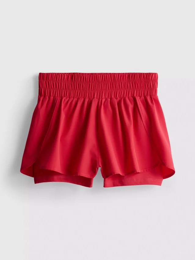 Layered running shorts