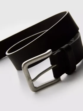 Leather belt