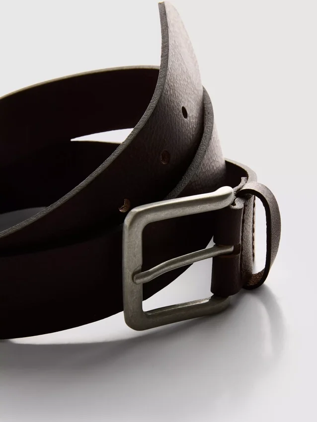Leather belt