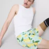 Lemon print swim shorts