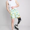 Lemon print swim shorts