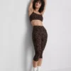 Leopard active capri leggings
