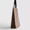 Leopard canvas tote bag