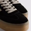 Leopard print chunky gum sole sneakers