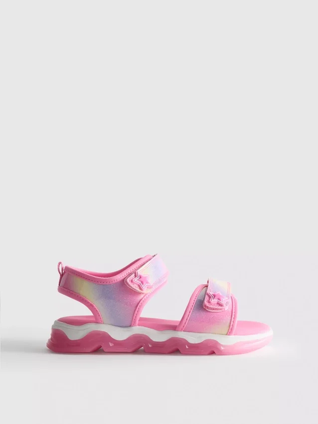 Light up trekker sandals