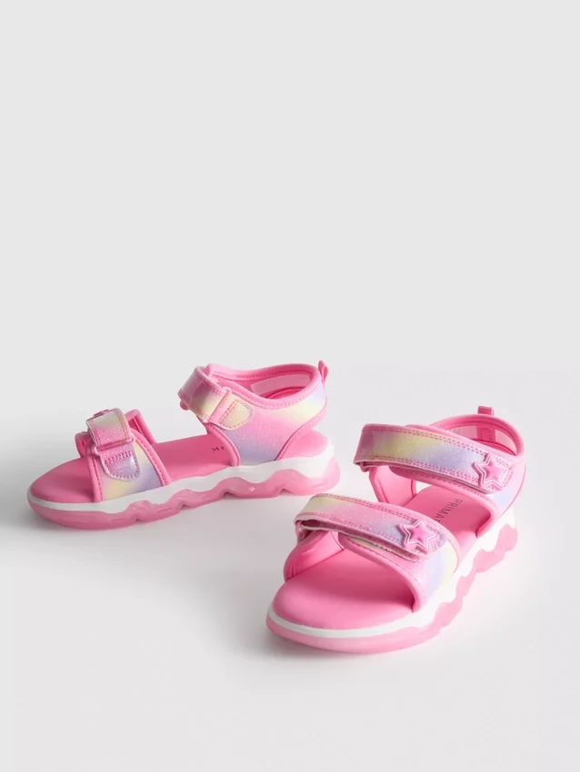 Light up trekker sandals