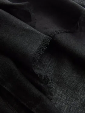 Lightweight frayed-edge scarf