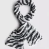 Lightweight printed scarf