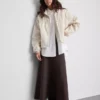 Lightweight ruched jacket