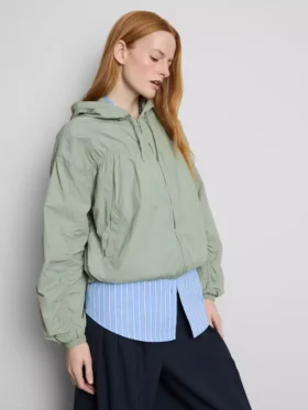 Lightweight ruched jacket