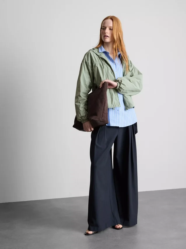 Lightweight ruched jacket