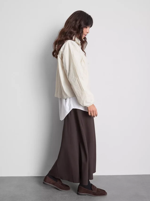 Lightweight ruched jacket