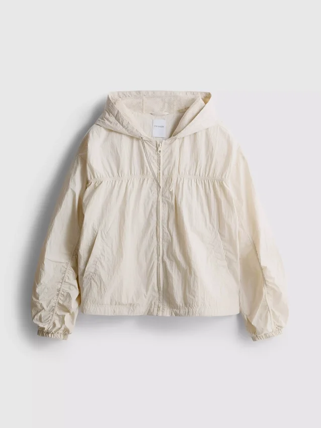 Lightweight ruched jacket
