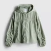 Lightweight ruched jacket