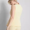 Lila scoop neck waistcoat