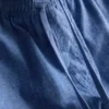 Linen blend drawstring shorts