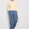Linen blend pants