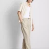 Linen blend pants
