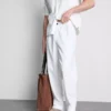 Linen blend pants