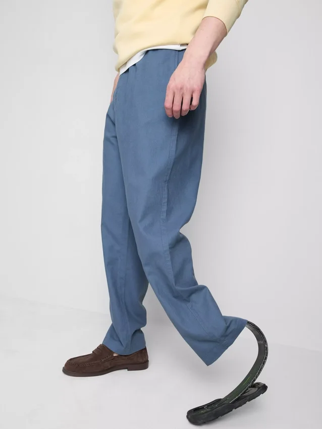Linen blend pants