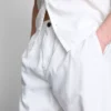Linen blend pants
