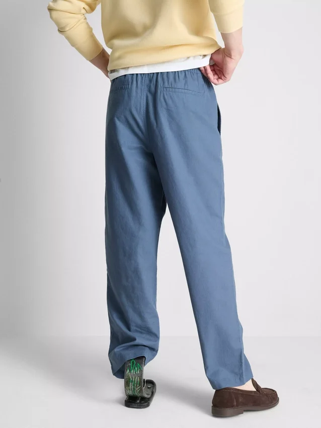 Linen blend pants
