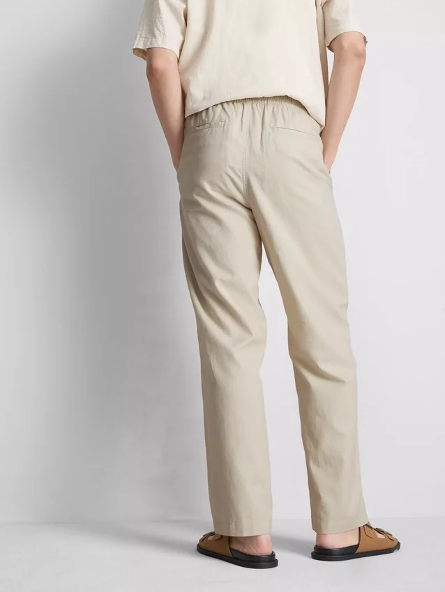 Linen blend pants