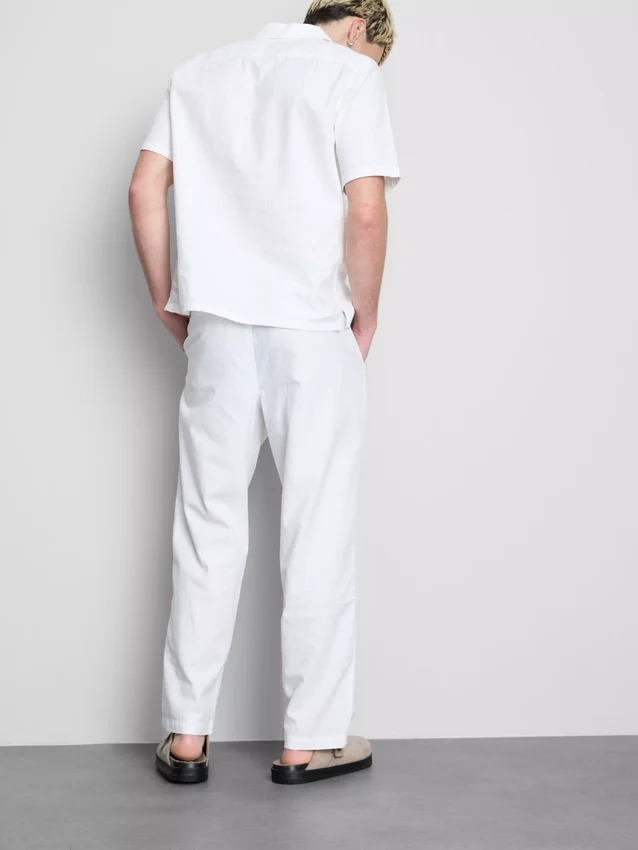 Linen blend pants