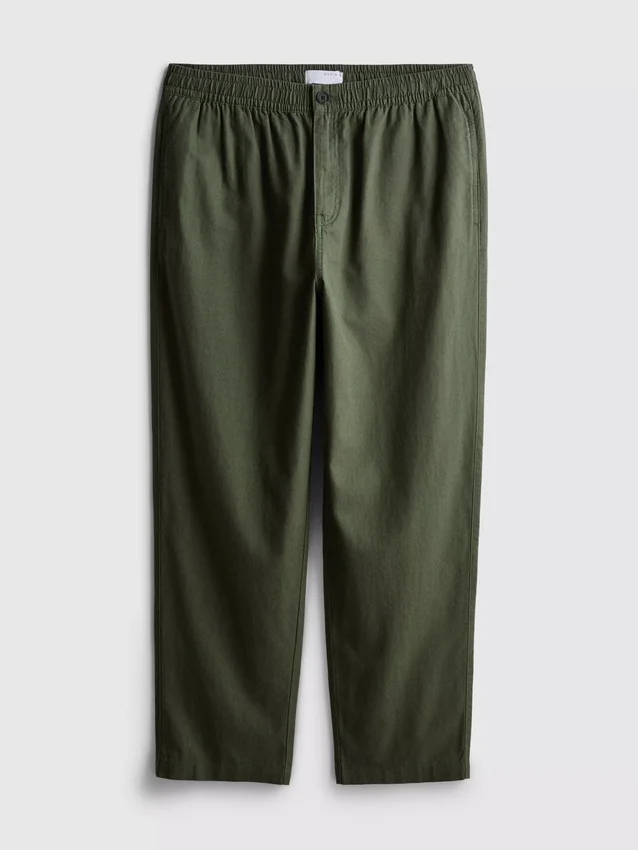 Linen blend pants
