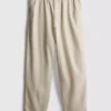 Linen blend pants