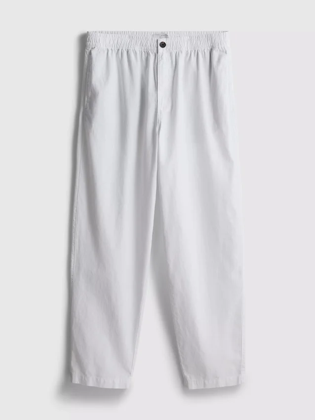 Linen blend pants