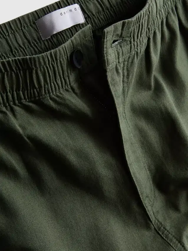 Linen blend pants