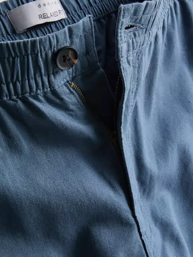 Linen blend pants