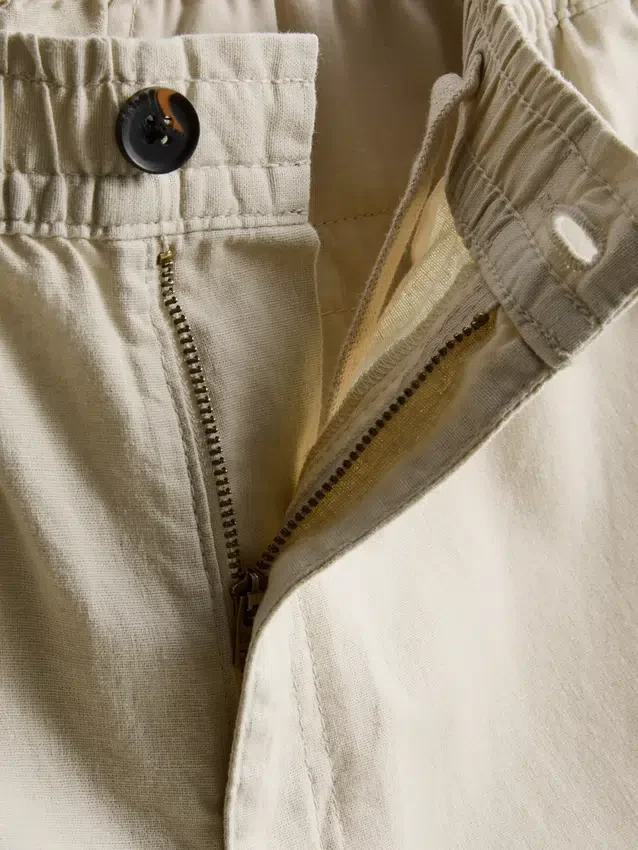 Linen blend pants