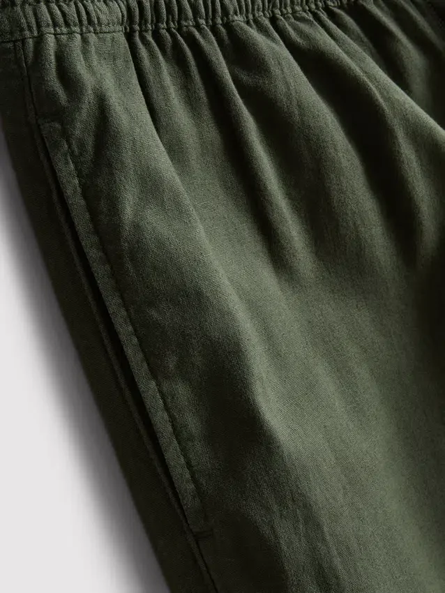 Linen blend pants