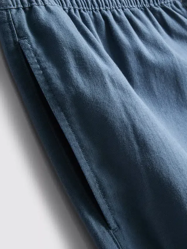 Linen blend pants