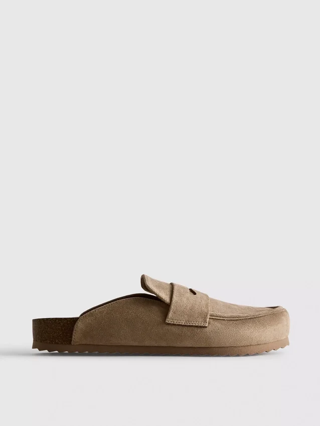 Loafer clog sandals