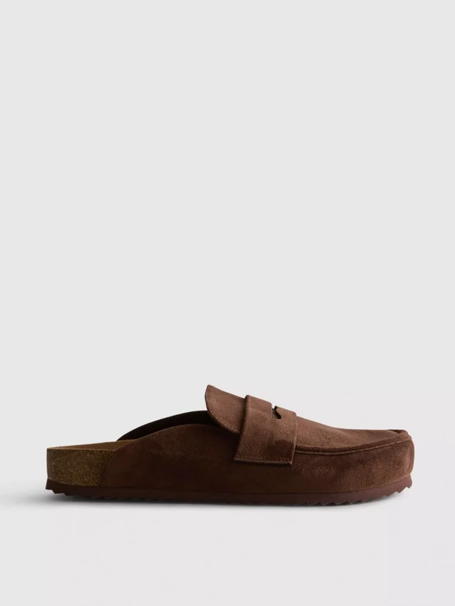 Loafer clog sandals