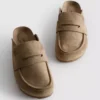 Loafer clog sandals