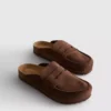 Loafer clog sandals