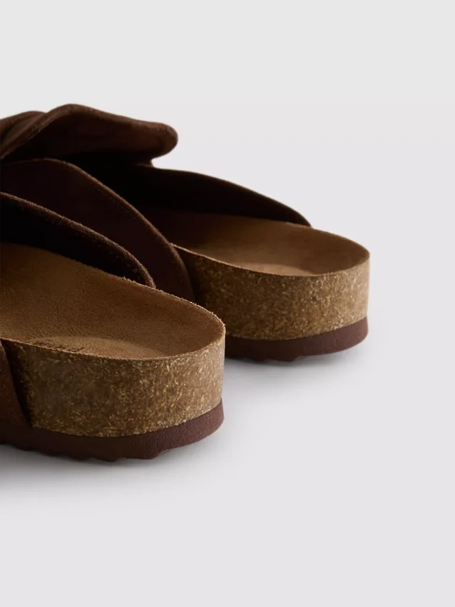 Loafer clog sandals