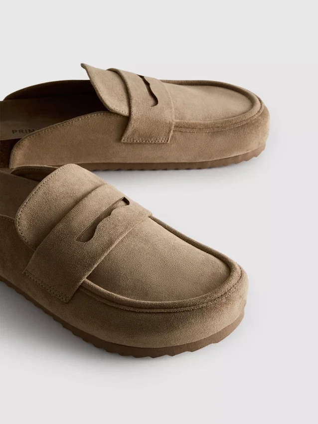 Loafer clog sandals