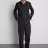 Long plaid poplin pajamas