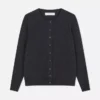 Long sleeve crew neck cardigan