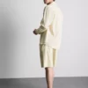 Long sleeve linen blend shirt