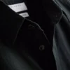 Long sleeve linen blend shirt