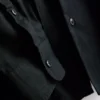 Long sleeve linen blend shirt