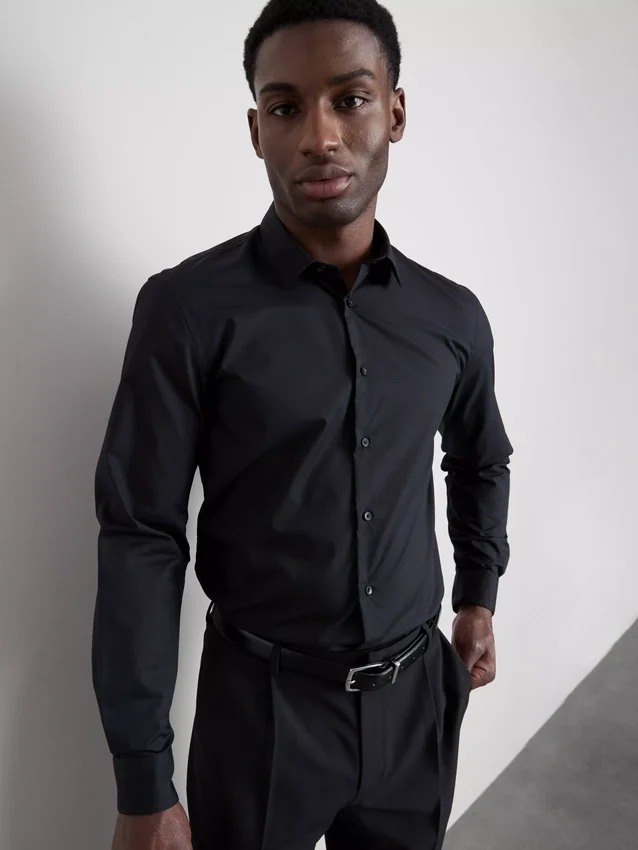 Long sleeve regular fit formal shirt